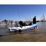 Chariot de transport pour kayak pêche Hiro de RTM